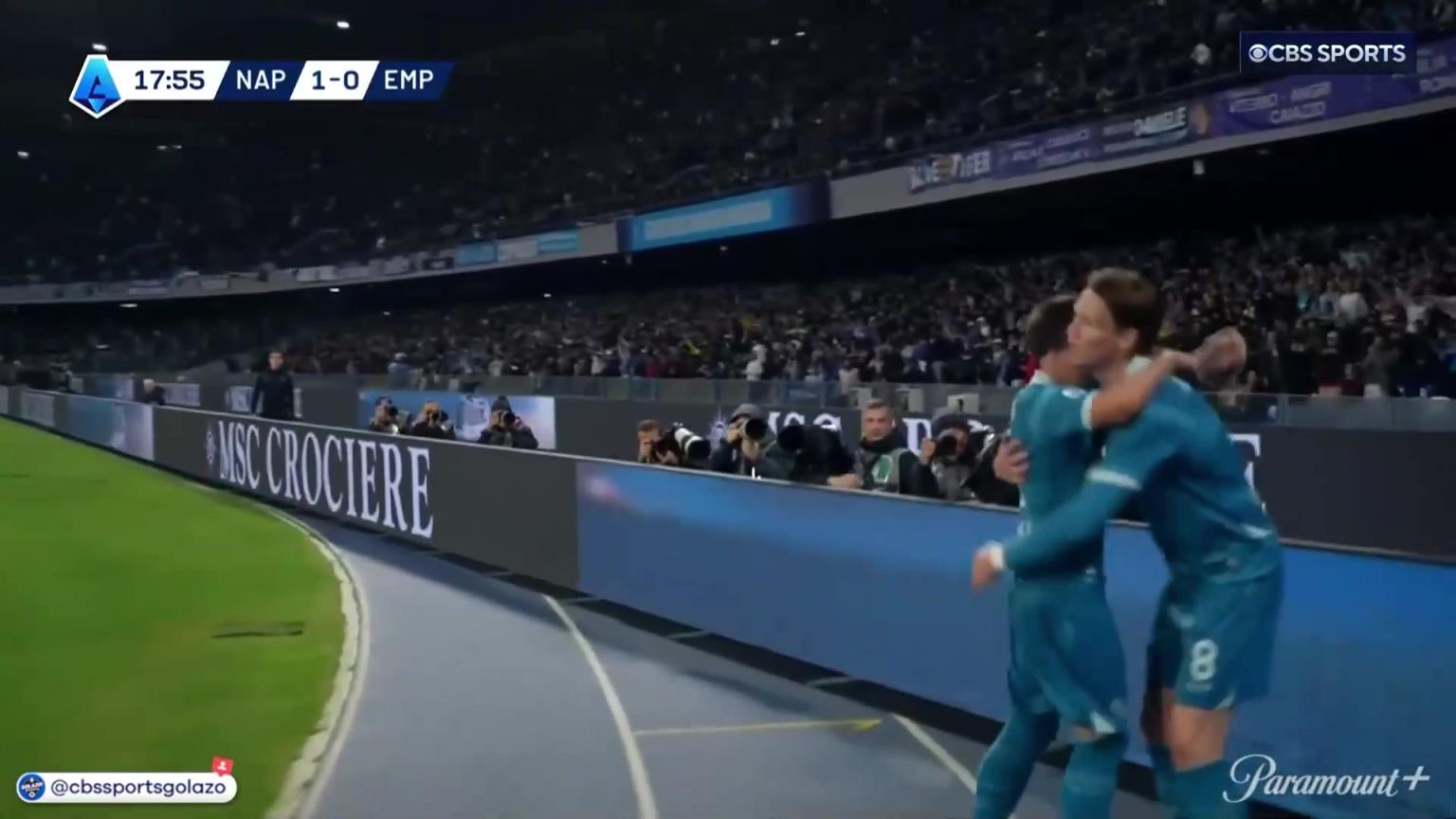 完美進(jìn)球！麥克托米奈中場帶球一條龍外圍勁射破門！