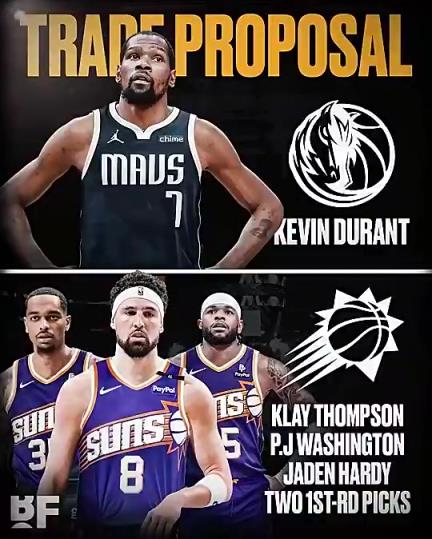 和歐文濃眉組三巨？美媒：獨行俠可用克萊+PJ+哈迪+倆首輪換KD-